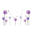 thumbnail image 2 of Safeglitz Peel-And-Stick Birds & Butterfly Vinyl Wall Decals–Colorful Garden-Themed Stickers, Decorates Living Rooms, Bedrooms, And Walls,Purple Dandelion Butterfly Wall Sticker, 2 of 6