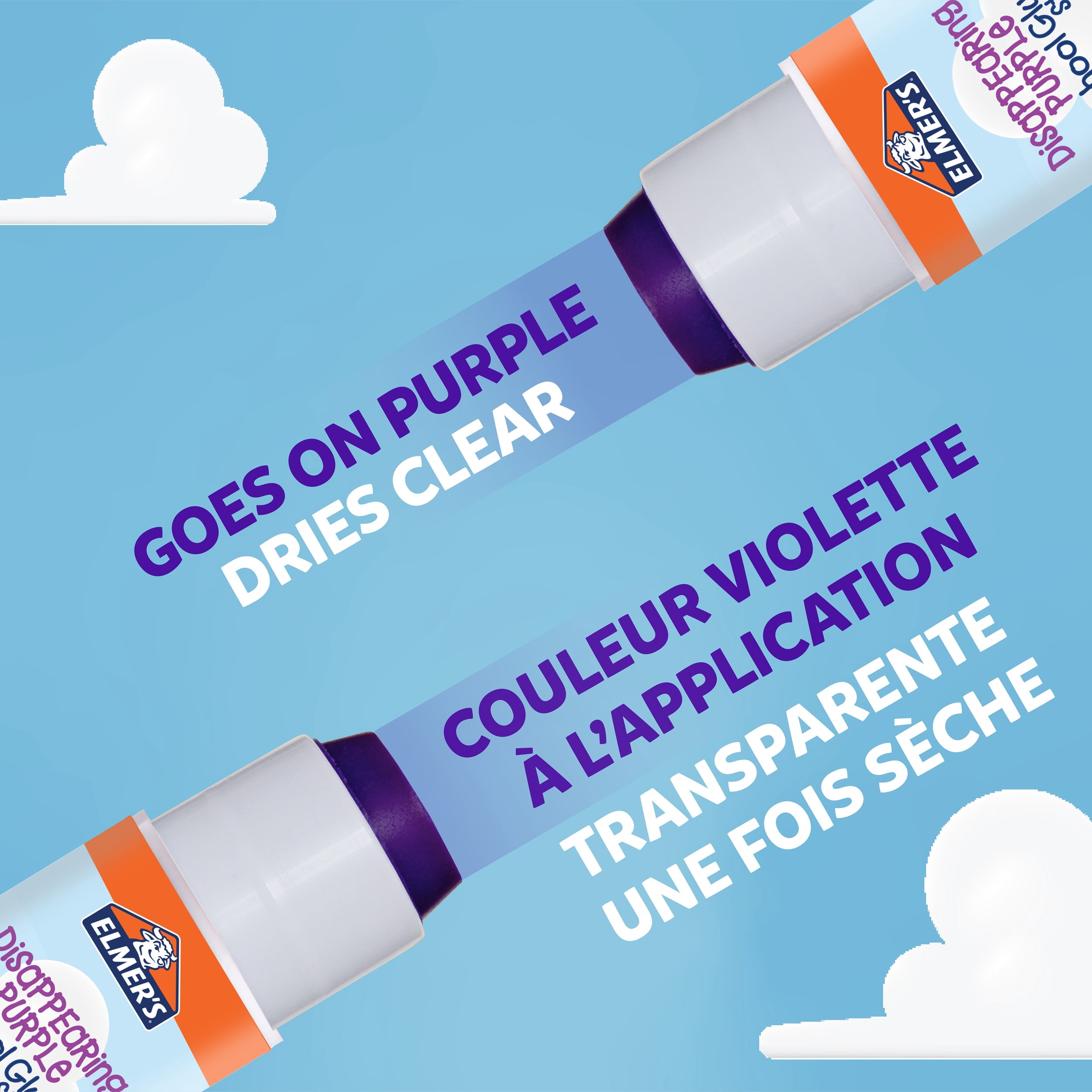 Elmer's Glue Sticks featuring Toy Story Characters, Disappearing Purple Glue Sticks, School Supplies, 6g, 12 Count