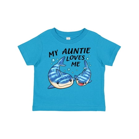 

Inktastic My Auntie Loves Me- Whale Shark Boys or Girls Toddler T-Shirt