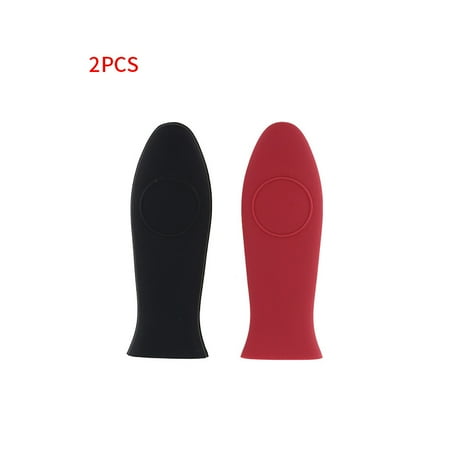 

TureClos Non-Slip Silicone Handle Holder Potholder Cast Skillet Grip Sleeve Cover Pans Handle Parts