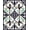 Black, Pattern 2, variant on ODIKA 5x7 Machine Washable Non-Slip Area Rug, Vintage Medallion Heritage Ornate Symmetrical Interwoven Classic High Traffic Rug, Blue, 563485