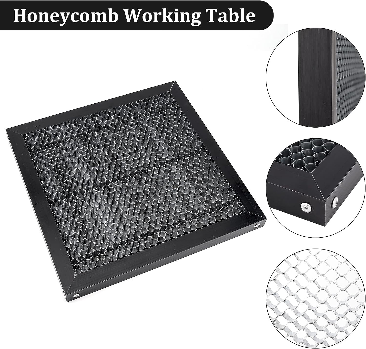 12x12x0.87inch Honeycomb Laser Bed Honeycomb Working Table Panel Cutting Table for Laser Engraver and Cutting Machine