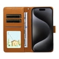 thumbnail image 2 of Funda Cartera GANGXUN con Diseño de Perrito en Relieve para iPhone 15 Plus , Protección 360° con Ranuras y Correa Desmontable, 2 of 6