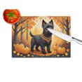 thumbnail image 4 of Carolines Treasures DAC1032LCB 15 x 12 in. Unisex Black Cairn Terrier Fall Glass Cutting Board - Large, 4 of 5