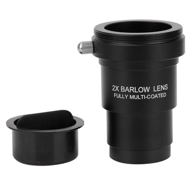 2X Barlow Lens, 2X Lens Sturdy Durable Easy To Use Stable Practical For Telescope For Outdoor For Home