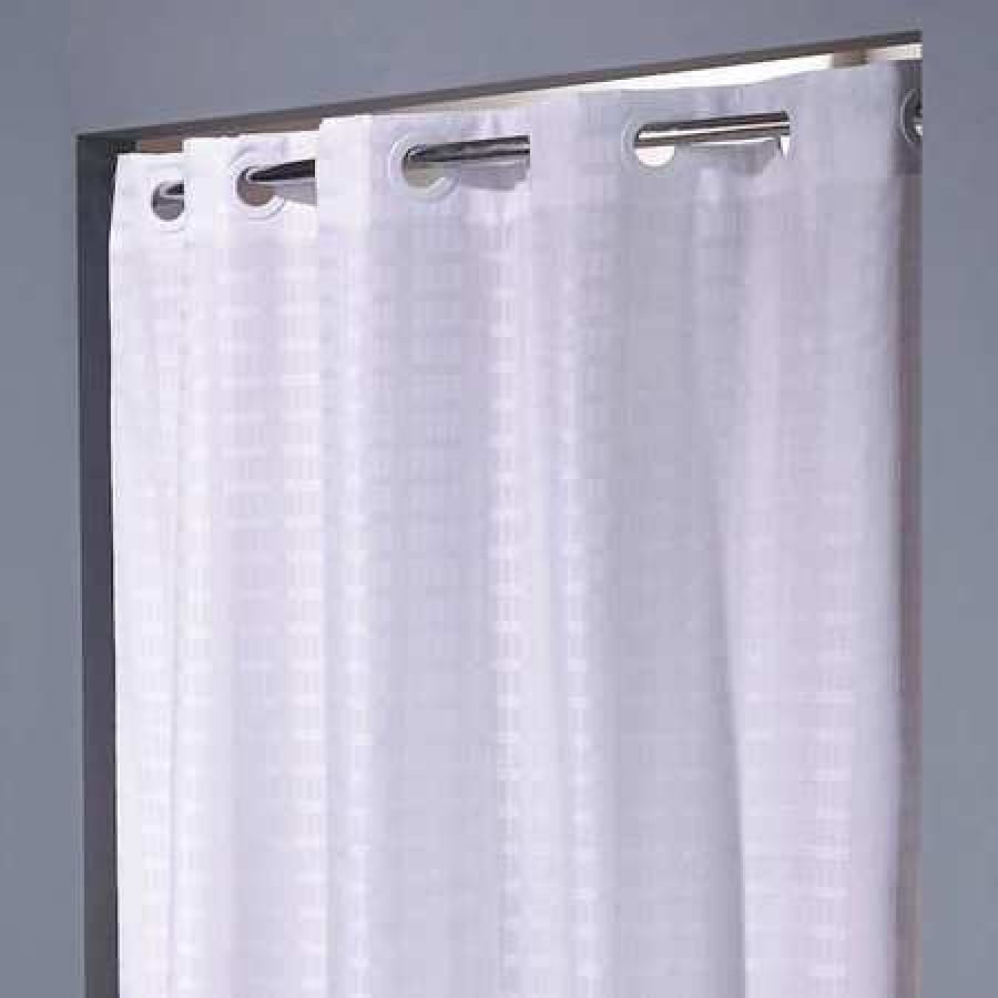 Surefit Bright White Hookless Shower, Hookless Peva Shower Curtain With Window