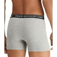 thumbnail image 2 of Polo Ralph Lauren Mens Classic Fit Cotton Boxer Briefs (XLarge, Gray & Black), 2 of 2