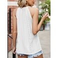 thumbnail image 6 of LAVA Womens Halter Tank Top Casual Sleeveless Summer Tops Blouse (White, 2XL), 6 of 8