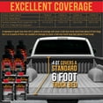 thumbnail image 4 of Custom Coat Mesa Gray 1 Quart Urethane Spray-On Truck Bed Liner Kit - Easy Mixing , Prevent Stop Rust, 4 of 8