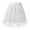 572-White, variant on ZSQDM Clear! Womens Pleated Knee Length Skirt Adult Tutu Dancing Skirt Blue XXXL