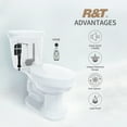 thumbnail image 4 of R&T A1350 Quiet Toilet Fill Valve Toilet Universal Tank Parts Replacement, Fast Stop Toilet Leaks and Noisy, Height Adjustable, Easy to Install No Plumber Required, 4 of 7