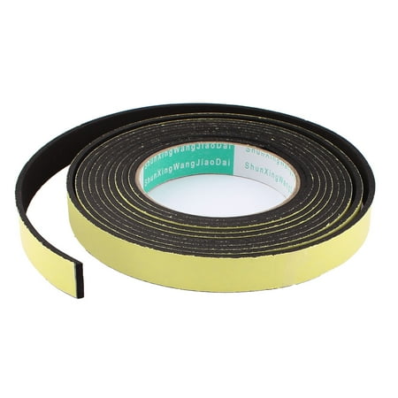 4M 18mm x 3mm Single Side Adhesive Foam Sealing Tape for Door Window