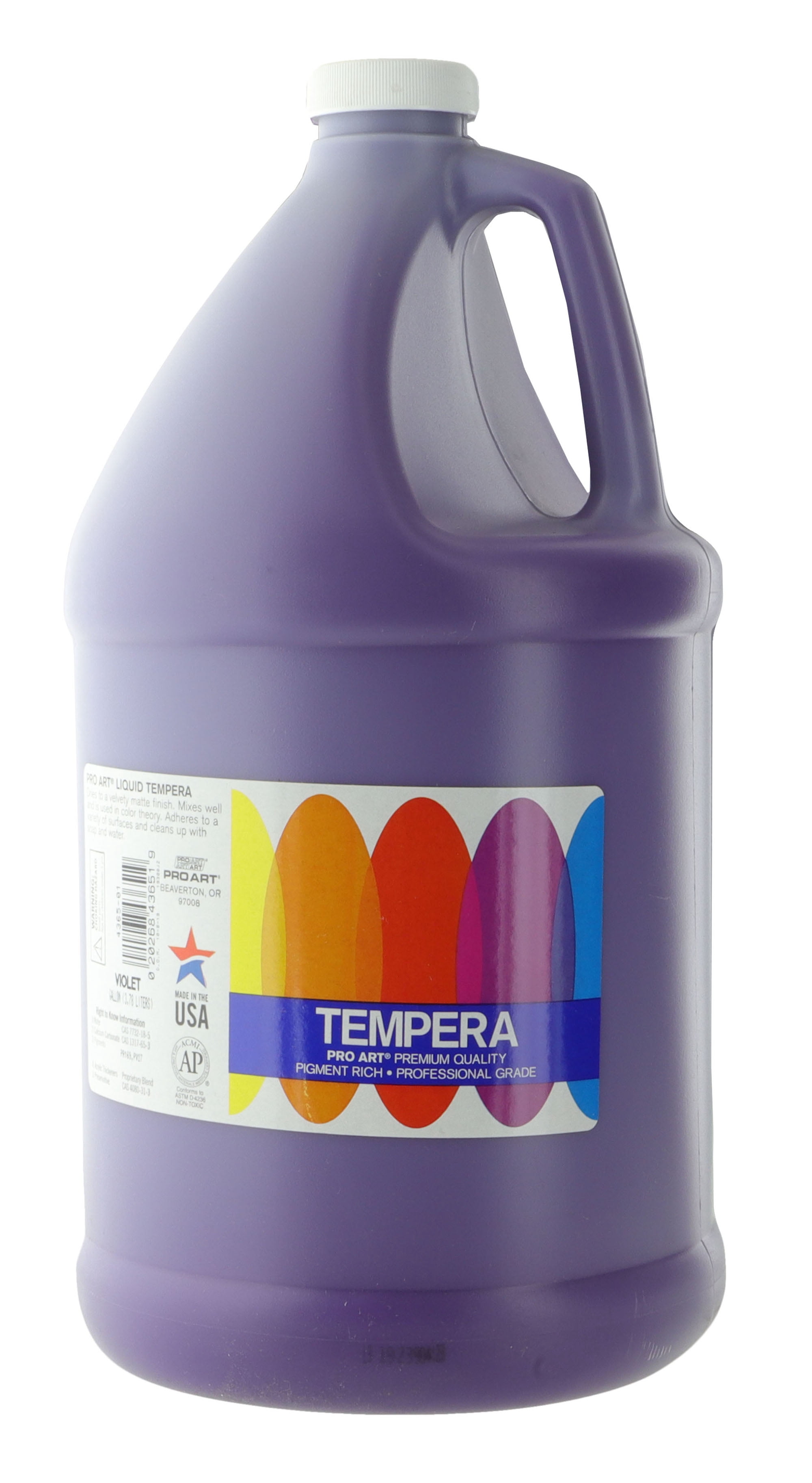 Pro Art Liquid Tempera Paint Gallon Violet