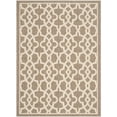 thumbnail image 2 of Safavieh Courtyard Carlos Oriental Indoor/Outdoor Area Rug, Mocha/Beige, 4' x 5'7", 2 of 7