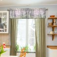 thumbnail image 3 of Yayeee Kitchen Valance Rod Pocket 54" x 18" Living Room Window Curtain, Purple Deer, 3 of 6