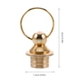 thumbnail image 2 of SHOWERORO 6Ud Accesorios De Latón Dorado Para Calabazas Tapas Resistentes Y Decorativas Para Guitarra, 2 of 6