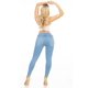 thumbnail image 3 of Jeans Colombiano Stretch Savi Jeans para dama azul cielo 11, 3 of 6