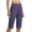 40# Light Purple, variant on Womens Bermuda Long Shorts Knee Length Capris Pull on Petite High Waisted Athletic Shorts with Pockets Summer Stretch Loose Jeggings Dark Green S