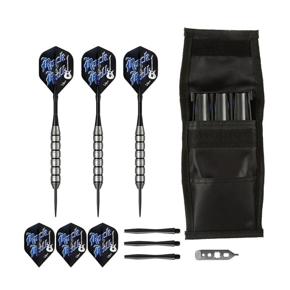 Viper Underground Rock & Roll Steel Tip Darts 23 Grams and Casemaster Single Black Dart Case