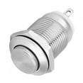 thumbnail image 4 of 12mm Round Metal Push Button Switch Momentary Power Reset, 4 of 6