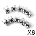 thumbnail image 1 of Colaxi 6x6X6X8mm Momentané Tactile Bouton-Poussoir Tact Interrupteurs 10pcs, 1 of 8