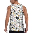 thumbnail image 3 of Gaeub Puppy Men's Athletic Tank Top, Workout Sleeveless Shirts, Running Tank Tops for Gym, Running, Training - 4X-Large, 3 of 9