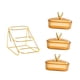 thumbnail image 4 of Cesta de frutas, plato para aperitivos, elegante soporte multifuncional para almacenar frutas estilo A 3 cuadrículas, 4 of 9