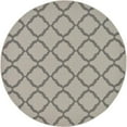 thumbnail image 6 of Unique Loom Outdoor Trellis Collection Area Rug - Raised Trellis (6' Round Gray/Silver), 6 of 6