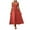 Red, variant on THDHVS Women's Casual Dresses,Summer Dresses for Women 2025,Summer Dress for Womens Contrast Spaghetti Strap Dress Backless Sleeveless Casual Party Beach Dresses Red S