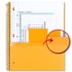 thumbnail image 4 of Cuadernos en espiral con forma de cinco estrellas, 1 asignatura, con rayas universitarias, 200 hojas, 4 of 7