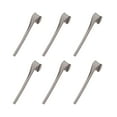thumbnail image 1 of Pajitas de silicona Naiovety paquete de 6 reutilizables para beber gris, 1 of 6
