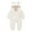White, variant on Youmylove Baby Girls Boys Bear Warm Thick Snowsuit Hooded Coat Jumpsuit Cute Clothing