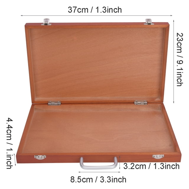 Caja de pintura portátil para suministros de dibujo caja de herramientas de pintura caja de pintura bocetos para pinturas paletas de pintura al óleo pinceles ANGGREK Otros