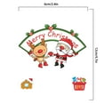 thumbnail image 3 of Langgg Christmas Static Sticker Fridge Window PVC Decal Home Office Shop Self-adhesive Decoration, Sign, 3 of 6