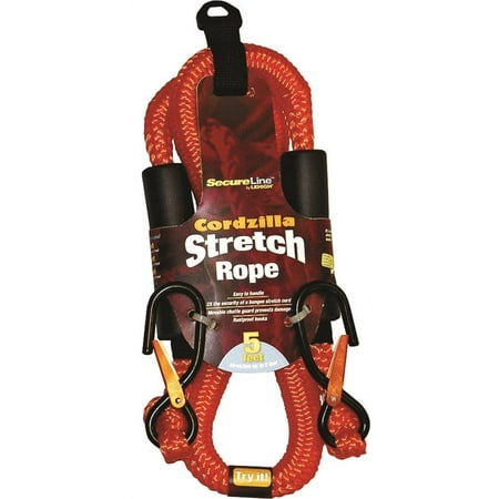 

Wellington CZB5 Stretch Rope 8 mm Dia x 5 ft L 400 lb Polypropylene Orange