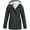 Dark Grey, variant on Womens Winter Coats Plus Size Windbreaker Fleece Lined Thick Thermal Jackets Solid Color Horn Buttons Overcoats Warm Plush Hooded Jackets Outwear with Pocekts Ladies Clothes