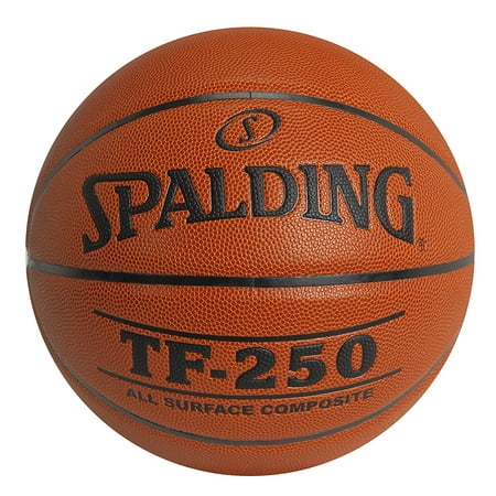 TF250 Men's 29-1/2 Inches Official Basketball, Orange, All surface synthetic leather cover provides long lasting indoor and outdoor durability By (Best Outdoor Basketball Surface)