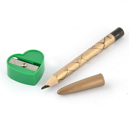 Lady Eyebrow Lip Liner Pencil Heart Shaped Sharpener Cosmetic Makeup Tool 2 in (Best Eyebrow Shape For Heart Shaped Face)