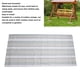 thumbnail image 4 of Toldo Impermeable Para Columpios, Toldo De Tela Oxford 600D Para Reemplazo De Parques Infantiles, Cubierta De Lona Para Columpios Resistente Al Sol Y A Los Rayos UV, 4 of 7