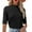 X-Black4, variant on YMNXA Women's T Shirt Short Sleeved Turtleneck Solid Color Fashion Comfortable Stretchy Slim Fit Top For Casual Daily Wear,Black,L
