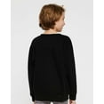 thumbnail image 3 of LAT Youth Crewneck Sweatshirt Boys & Girls | Kids Long Sleeve Fleece Top, Black, X-Large, 3 of 5