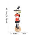thumbnail image 3 of Halloween Witch Doll Resin Handmade Statue Craft Desktop Ornament Home Party, 3 of 3