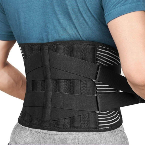 Back Brace Lumbar Back Support Belt for Women and Men Lower Back Pain Relief,Injury Recovery Heavy Lifting Support with Removable Adjustable Straps