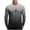 Black, variant on UVEASISHA Men's Long Sleeve T-Shirts Gradient Trendy ECG Print Graphic Tees Cotton Blend Casual Tshirts Hip Hop Streetwear Tops Black L