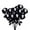 Black, variant on 10 PCS Artificial Black Rose Flowers Halloween Decorations Gothic Fake Rose Flower with Mini Skull for Vase Fillers Long Stem Artificial Rose for Home Wedding Party Table Mantel Decorations