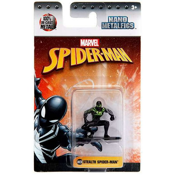 Marvel Nano Metalfigs Stealth SpiderMan Diecast Figure