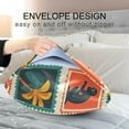 thumbnail image 4 of Yayeee Pillowcase Queen Size Set of 2 Satin Wrinkle Resistant Pillow Case, Jungle Stamp, 4 of 8