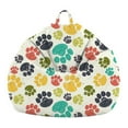 thumbnail image 2 of Animal Print beanbag Chair Soft Teens Paw print, 2 of 8