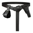 thumbnail image 4 of Cinturón de caballero medieval con cordón ajustable para actuaciones escénicas, carnaval, para mujeres y hombres. Negro, 4 of 9