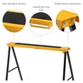 Saw Horses 2 Pack Folding, Heavy Duty Sawhorse w/ Non-slip Work Table ...